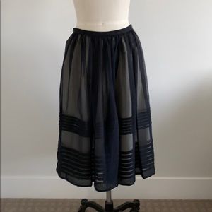 J Crew 3/4 length full skirt